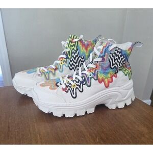 Skechers Jen Stark Street Hi Ryze Drip Boots Women's 8